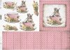 Pascua, Vintage, conejitos en una taza, tablas, flores, rosas*Ostern, Vintage, Hasen in einer Tasse, Bretter, Blumen, Rosen*Пасха, винтаж, зайчики в чашке, доски, цветы, розы